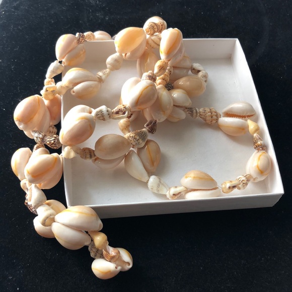 Natural Sea Shell Necklace 17" - Picture 1 of 2
